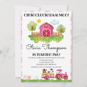 Convite de festas segundo aniversário