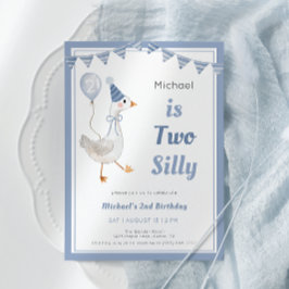 Convite de festas segundo aniversário de dois Bobo