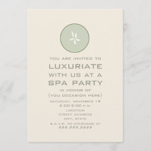 Convite de festas Spa - Pepino