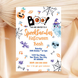 Convite de festas Spooktacular de Halloween Bash