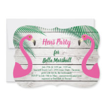 Convite de festas Sun Kissed Flamingo Hens