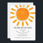 Convite de festas Sun Shine Kids<br><div class="desc">Você é nosso convite para festas para crianças. Porque eles são o nosso sol brilha e inspiração na vida.</div>