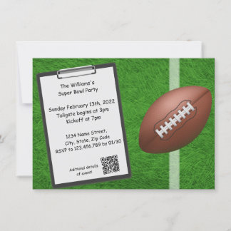 Convite de festas Superbowl