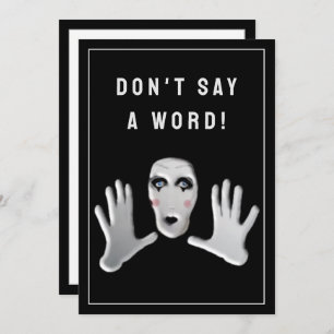 Convite de festas surpresa