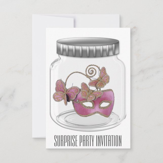 Convite de festas surpresa (Frente)