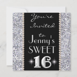 Convite de festas SWEET 16