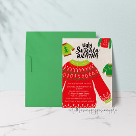 Convite de festas Ugly Sweata Weatha