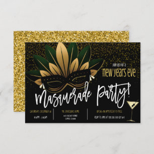 convite de festas véspera de ano novo