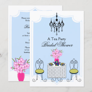 Convite de festas Whimsical Tea - Personalizado V2