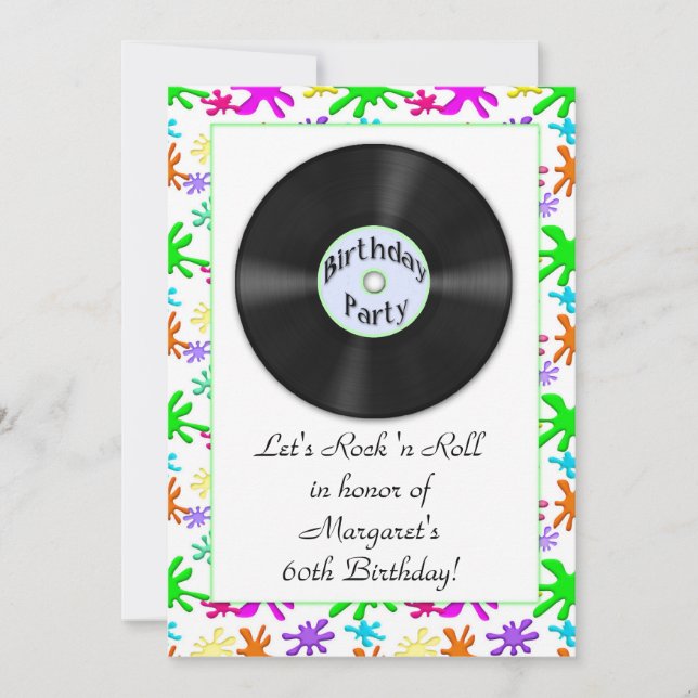 Convite de FiftiesThemed (Frente)