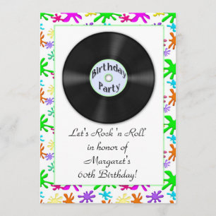 Convite de FiftiesThemed