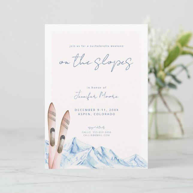 Convite de Fim de Semana de Festa de solteira de E (Em pé/Frente)