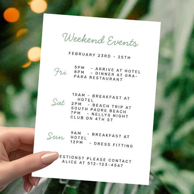 Convite de Fim de Semana do Bachelorette de Praia (Criador carregado)