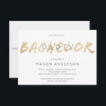 Convite de Fim de Semana do Partido do Bachelor de<br><div class="desc">Pegue as caras e faça suas bolsas porque está na hora da FESTA BACHELOR! Este convite para o partido solteiro apresenta fontes modernas masculinas com fácil edição de detalhes e seções de agenda. Assim todas as caras sabem para onde ir e quando! Veja toda a nossa coleção do Bachelor Party...</div>