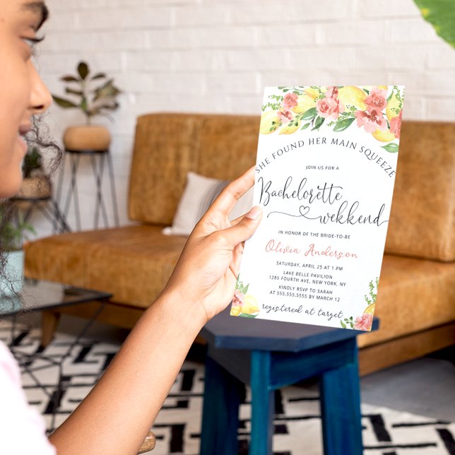 Convite de Fim de Semana para Limão de Aperto Prin (Criador carregado)