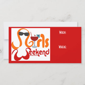 Convite de Fim de Semana para Meninas