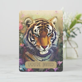 Convite de Flor de Tigre Código QR