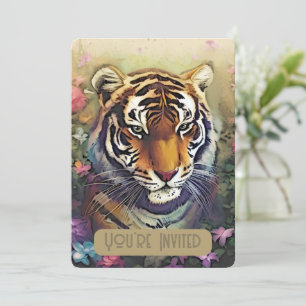 Convite de Flor de Tigre Código QR