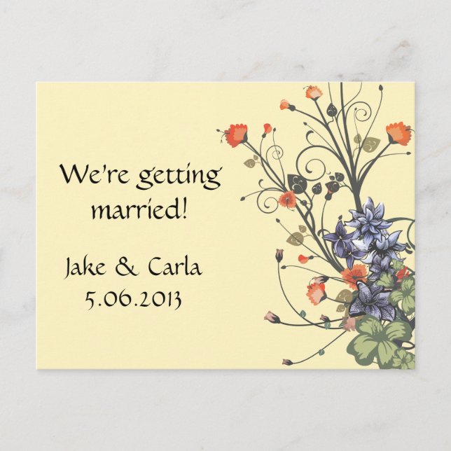 Convite de Flores Sortidas (Frente)