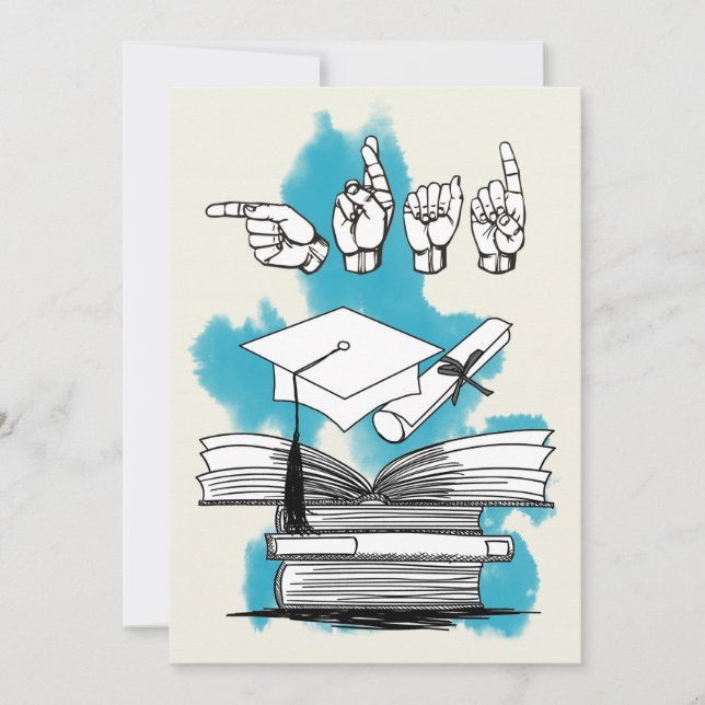 Convite de Formando ASL com Formando de fala de de (Frente)