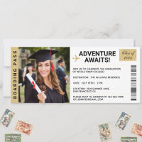 Convite de Formatura Aventura Espera Bilhete