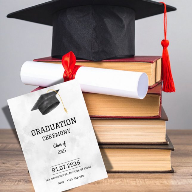 Convite de Formatura Clássico e Formal (Criador carregado)