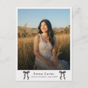 Convite de Formatura com Arco Preto Photo