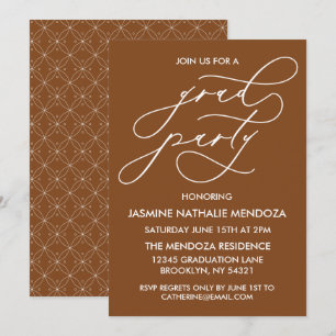 CONVITE DE FORMATURA COM CALIGRAFIA SIMPÁTICA E CA