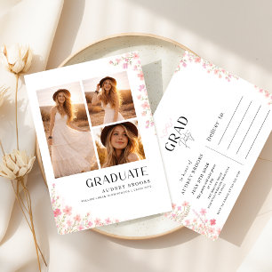 Convite de Formatura com Colagem de Fotos de Arco 