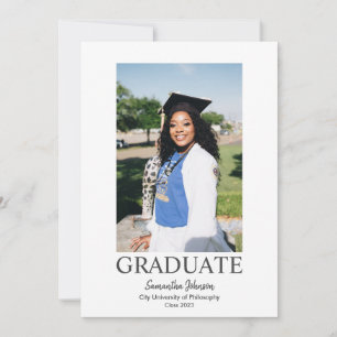 Convite de Formatura com Colagem de Fotos Moderna