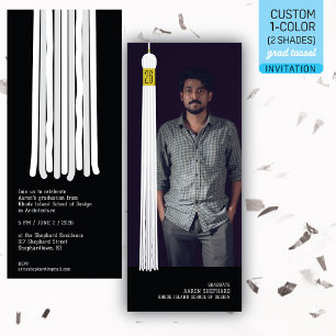 Convite de Formatura com Design Moderno de Foto e