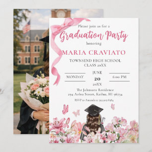 Convite de Formatura com Elegância Floral