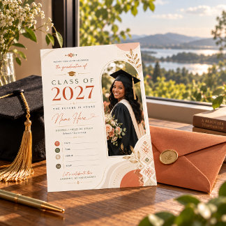 Convite de Formatura com Foto da Turma de 2027 com