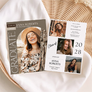 Convite de Formatura com Foto em Arco