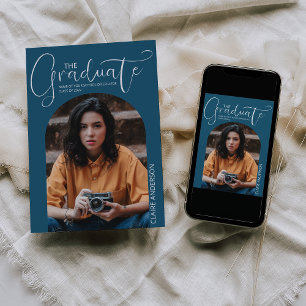 Convite de Formatura com Foto em Arco