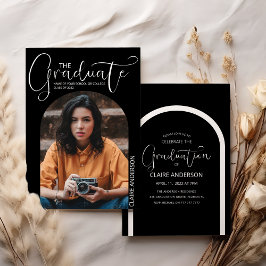 Convite de Formatura com Foto em Arco