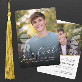 Convite de Formatura com Foto Moderna