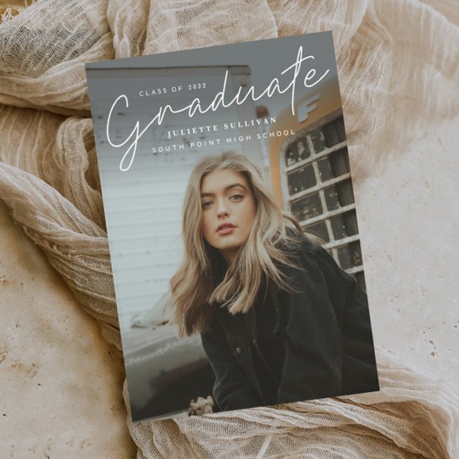 Convite de Formatura com Foto Simples e Orçamento  (Criador carregado)