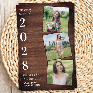 Convite de Formatura com Orçamento de 3 Fotos de M