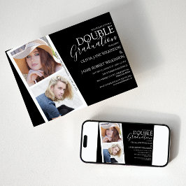 Convite de Formatura Conjunto Faixa de Fotos