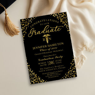 Convite de Formatura da Escola de Enfermagem Médic