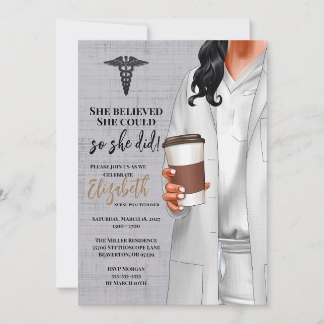 Convite de formatura da escola de medicina de jale (Frente)