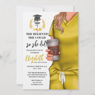 Convite de formatura da Faculdade de Medicina Yell