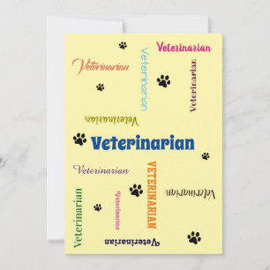 Convite de Formatura da Faculdade de Veterinária