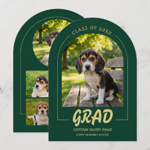 Convite de Formatura de Cachorro Fotos de Animais 