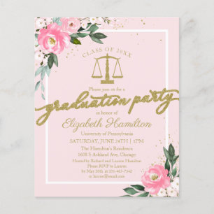 Convite de Formatura de Direito Orçamento Festa de