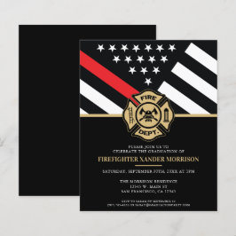 Convite de Formatura do Bombeiro com Orçamento