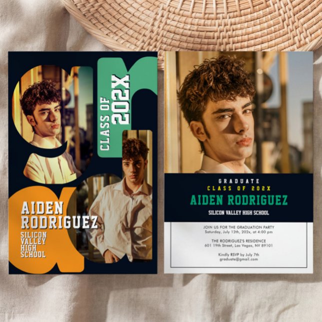 Convite de Formatura do Ensino Médio (Criador carregado)