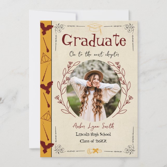 Convite de Formatura do Livro de Histórias Mágicas (Frente)