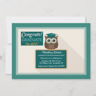 Convite de Formatura do Owl Blackboard